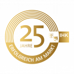 IHK Zertifikat; 25 Jahre am Markt; GSV Gebäudereinigung & Grundstücksdienste GmbH
